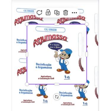 Imagem de Cal virgem hidratado kit com 5 kg - rejumassa