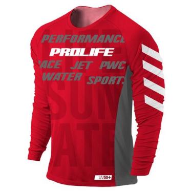Imagem de Camisa UV Masculina Life 2025 - Prolife, Redline, P