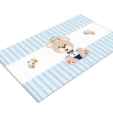 Imagem de Tapete Infantil Ursinho Príncipe 60 X 120 Antiderrapante - Style Brazi
