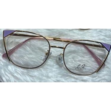 Imagem de Óculos de Grau Style Gatinho - Óticas Shalom , Lilás