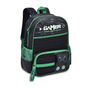 Imagem de Mochila De Costas Video Game Bolsa Escolar Meninos Gamer