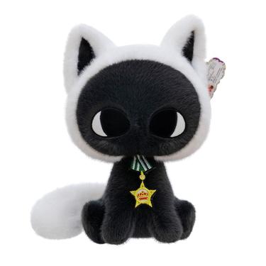 Imagem de Brinquedo de pelúcia Black Cat Doll, bicho de pelúcia, 25 cm, desenho animado macio