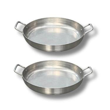 Imagem de Kit 2 Frigideiras Pergaminho Panelinha N16 450ml Para Porção E Massas 