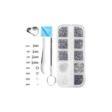 Imagem de Kit Profissional 1400 Parafusos + Chave + Pinça Guia 1,2 E 1,4 - GHC A