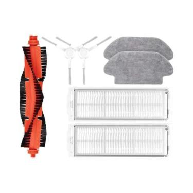 Imagem de Peças de Filtro e Escova Lateral para Robô Aspirador Xiaomi S10/S12/T1