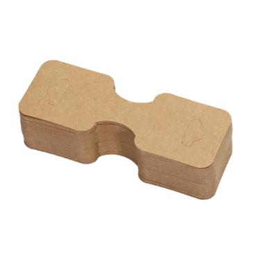 Imagem de TINGSING 200 peças de cartões de exibição de pulseira com adesivo, cartões resistentes com suporte de colar com 200 peças, etiquetas de embalagem de joias para pequenas empresas, brincos de chaveiro