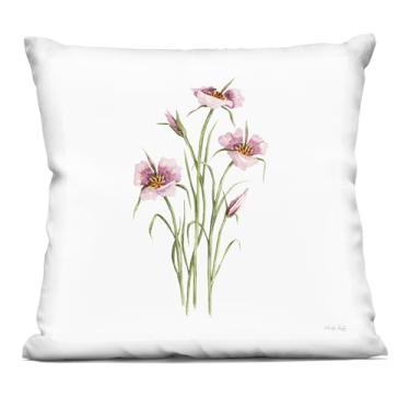 Imagem de Stupell Industries Almofada decorativa decorativa fúcsia Mariposa, design de Cindy Jacobs