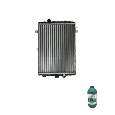 Imagem de Kit Radiador VW Gol Parati 95> + Aditivo Radiador Lubrax Verde Concentrado 1L