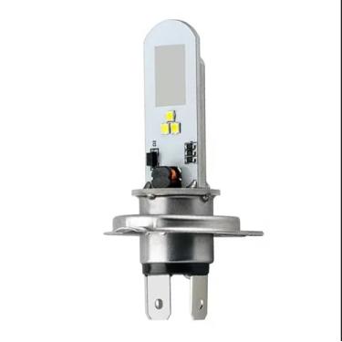 Imagem de Lâmpada LED H4 Moto 3 Funções Alto Baixo Strobo 6000K Super Branca 3000lm Plug & Play 12V