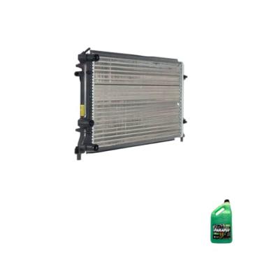 Imagem de Kit Radiador VW Jetta/Fusca 2.0 8/16V 11/17 Com Aditivo Paraflu Verde Pronto Uso