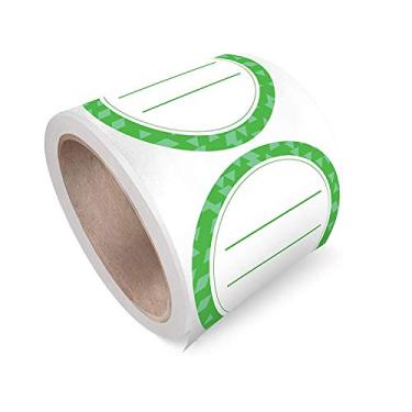 Imagem de 200 Etiquetas de Rollo Circle - Adesivos Personalizados para Negócios Festas Lembranças Casamento Chá Bebê Fácil Usar Pele e Cola com Adesividade Remoção Limpa Fixação Firme Escritório Escola Conferên