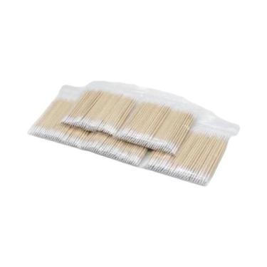 Imagem de Cotonetes De Algodão Ultra-Detalhados Descartáveis Com Ponta De Madeir