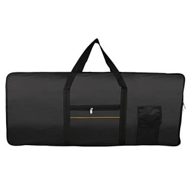 Imagem de Bolsa Portátil para Piano Elétrico com 61 Teclas Case Almofada Têxtil Oxford Proteção do Teclado