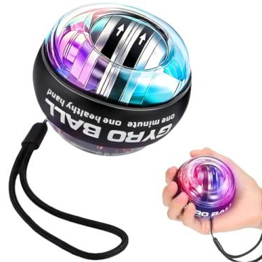 Imagem de Bola de torque com contador - bola de giroscópio com partida automática de pulso, fortalecedor de antebraço, treinador de força de aderência, dispositivos de fortalecimento das mãos, bolas de
