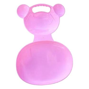 Imagem de MotiveTech Trenó de Inverno para Neve, Ideal para Crianças E Adultos Brincarem Na Areia E No Gelo No Quintal, Perfeito para Um Passeio Suave Na Grama, Rosa