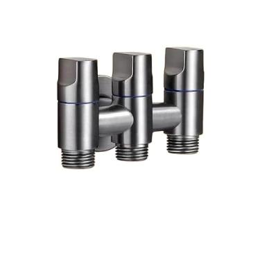 Imagem de Kit adaptador universal de encanamento conjunto de conectores de torneira de chuveiro de bidê multiuso com vedações à prova de vazamento, acessórios de conexão rápida para instalação de vaso sanitário