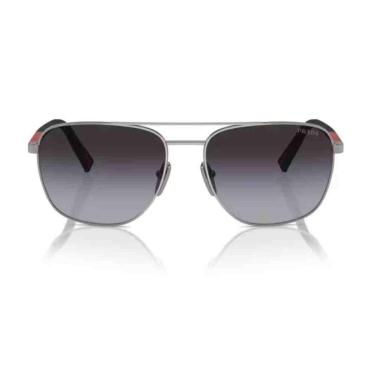 Imagem de Óculos de Sol Prada Cinza Masculino 0PS 54ZS-Masculino