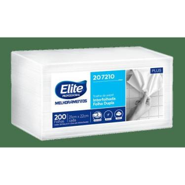 Imagem de Papel toalha interfolhado f.dupla elite plus c/ 200 folhas - softys
