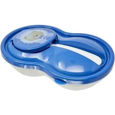 Imagem de Pote Papinha Com Colher E Tampa Urso 320ml - Plasútil - plasutil