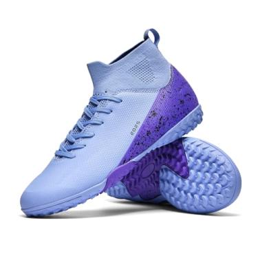 Imagem de TOPSFEBA Chuteiras de futebol para homens e mulheres, sapatos de futebol de interior, unissex, sapatos de beisebol juvenil, sapatos de rúgbi, adulto, AG FG TF, botas de futebol, largo, tênis de