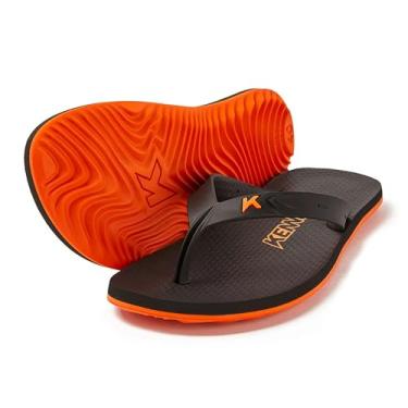 Imagem de Sandalia Chinelo Kenner Masculino Summer Gel - Original (Preto/Laranja, BR, Adulto, Numérico, 37)