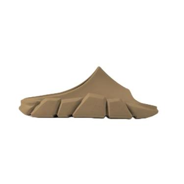 Imagem de Chinelo Masculino Slide Nuvem Anatômico em EVA Tratorado Slim Antiderrapante Leve e Confortável para o Dia a Dia (Bege, BR, Adulto, Faixa Numérico, 37, 38)