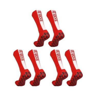 Imagem de Meias De Futebol Antiderrapantes De Silicone Quadradas Para Homens E M