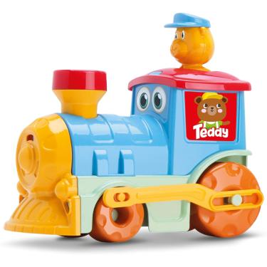 Imagem de Locomotiva Teddy's Train Com Ursinho 0250 - Samba Toys