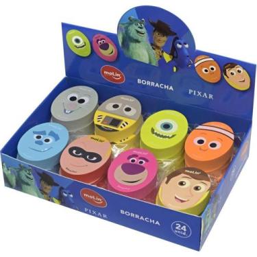 Imagem de Borracha Decorada Pixar 8 Modelos CX.C/24 - Molin