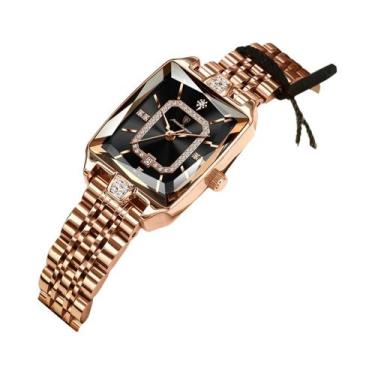 Imagem de Relógio De Quartzo Feminino À Prova D'água Em Aço Inoxidável POEDAGAR,