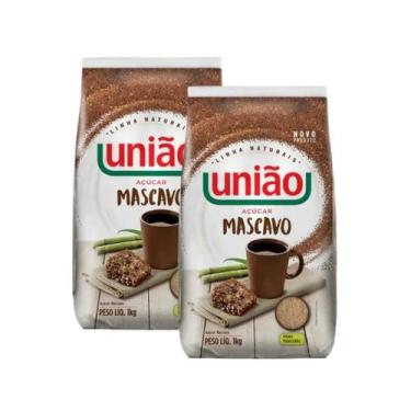 Imagem de Açúcar Mascavo União 1kg Natural Sem Refinamento, 2 unidades