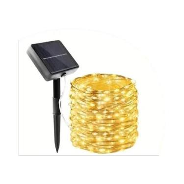 Imagem de Luzes De Fada Com Fio De Cobre Alimentadas Por Energia Solar Para Deco