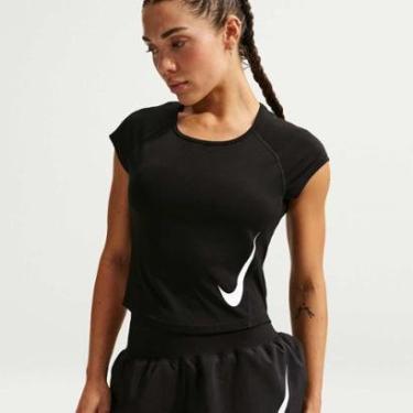 Imagem de Camiseta Cropped Dri-FIT Nike Tempo Swoosh Feminina-Feminino
