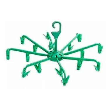 Imagem de Varal de Teto Chuva Calcinha Cueca Meia Roupa Íntima Com 16 Prendedore