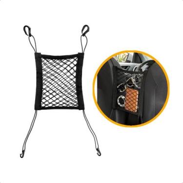 Imagem de Rede Organizadora Porta Treco Universal Carro SUV Porta Objetos Automo