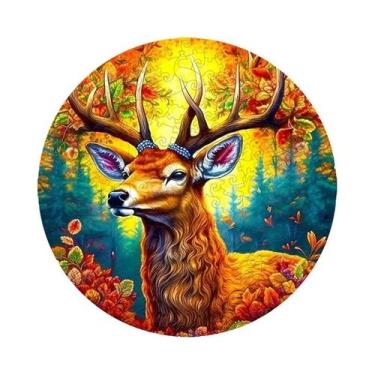 Imagem de Quebra-Cabeça De Madeira Pavão: Jogo Interativo Para Crianças, Adultos