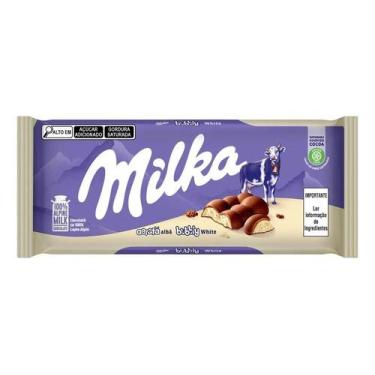 Imagem de Chocolate Bubbly White 95g Milka - Congratulations Store