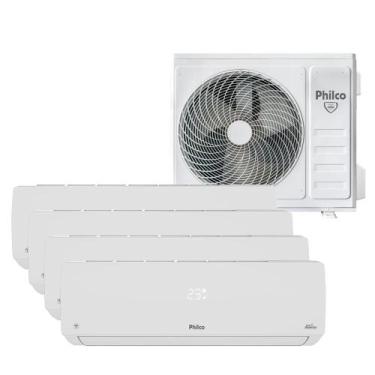 Imagem de Ar Condicionado Quadri Split Inverter Philco 4x12000 BTU/h Quente e Fr