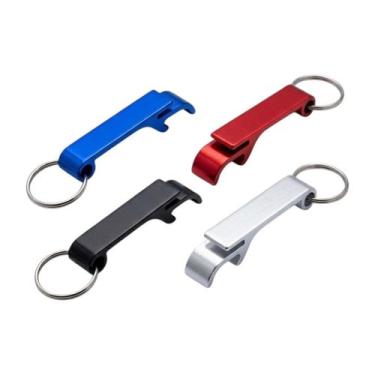 Imagem de Kit 100 Chaveiros Abridor Garrafa Alumínio Atacado Revenda - RUSSO ART