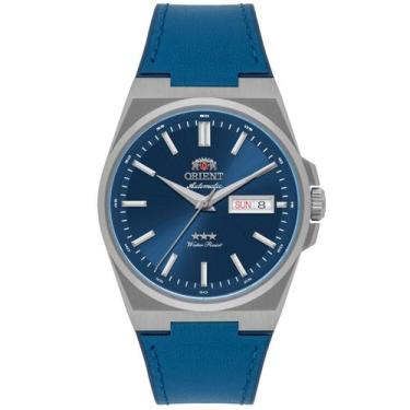 Imagem de Relógio orient masculino automatico couro elegance yn6sc020 d1dx