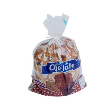 Imagem de Saco para panetone de chocolate 500g com 1000 un. + fecho - TAMAROZZI 