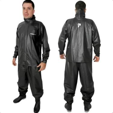 Imagem de Conjunto Capa De Chuva Motoboy Impermeavel Pvc Pioneira Pop, P