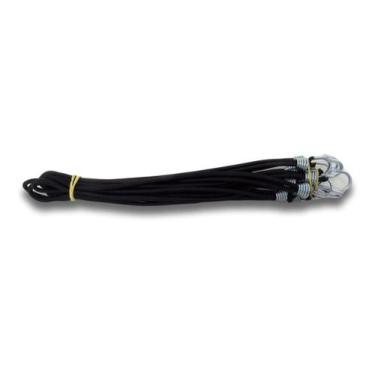 Imagem de Elástico Extensor Preto com Gancho em Metal 60 Unidades - Elastick