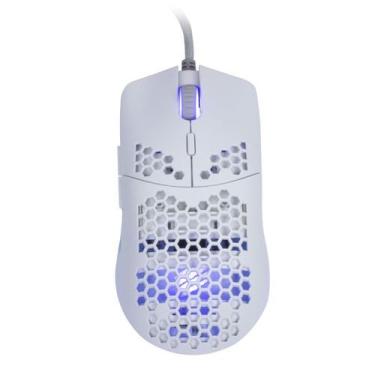 Imagem de Mouse para Jogo  Gamer Ultra Leve Dyon-X Ms322s Branco - Oex