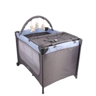 Imagem de Berço Bebê Joly Portátil Infantil Desmontável - Baby Style, Azul