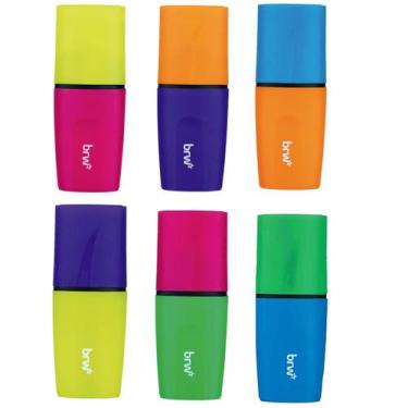 Imagem de Mini Marca Texto Neon c/ Cheiro - Cores Sortidas - Brw