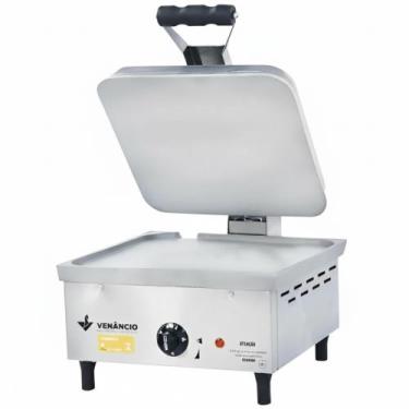 Imagem de Sanduicheira Eletrica Simples Aluminio Lisa Pe-35a 35X33cm 1550W 220V 