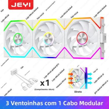 Imagem de Ventoinha De PC ARGB Hydro Bearing De 12CM JEYI 30dB(A) 5V3pin PWM 800