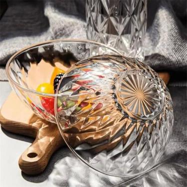 Imagem de Conjunto 12 Bowl de Vidro 350ml Pote para Sobremesa Sorvete Casa Cozin