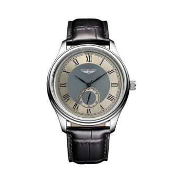 Imagem de Relógio De Pulso Masculino De Luxo Com Pulseira De Couro À Prova d'Águ